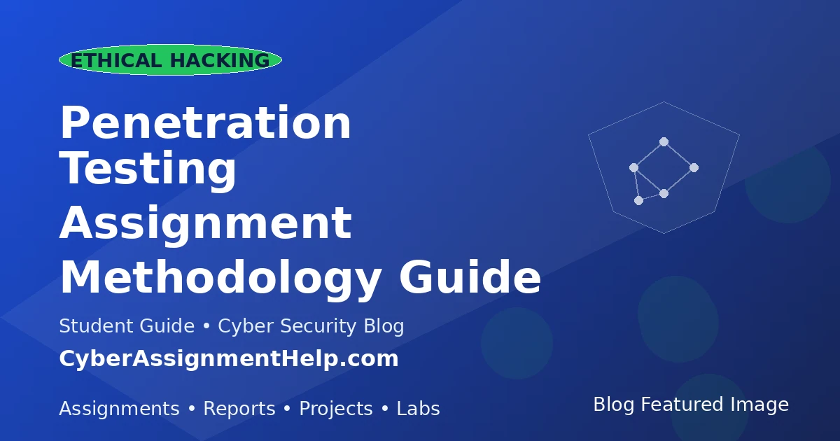 Penetration Testing Assignment Methodology Guide featured image for cyber security students