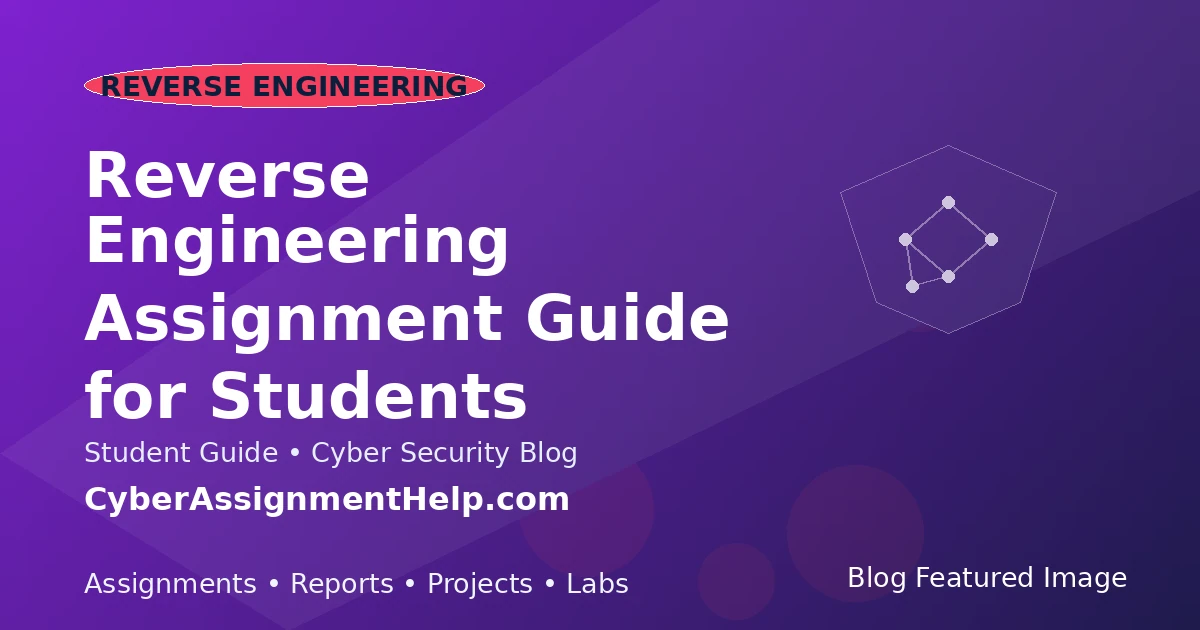 Reverse Engineering Assignment Guide for Students featured image for cyber security students